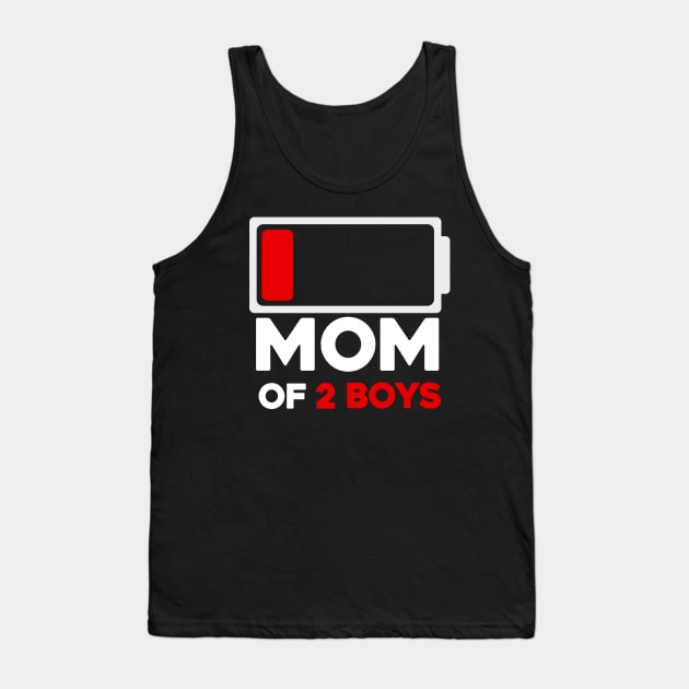 Mom of 2 Boys Tank Top by aesthetice1